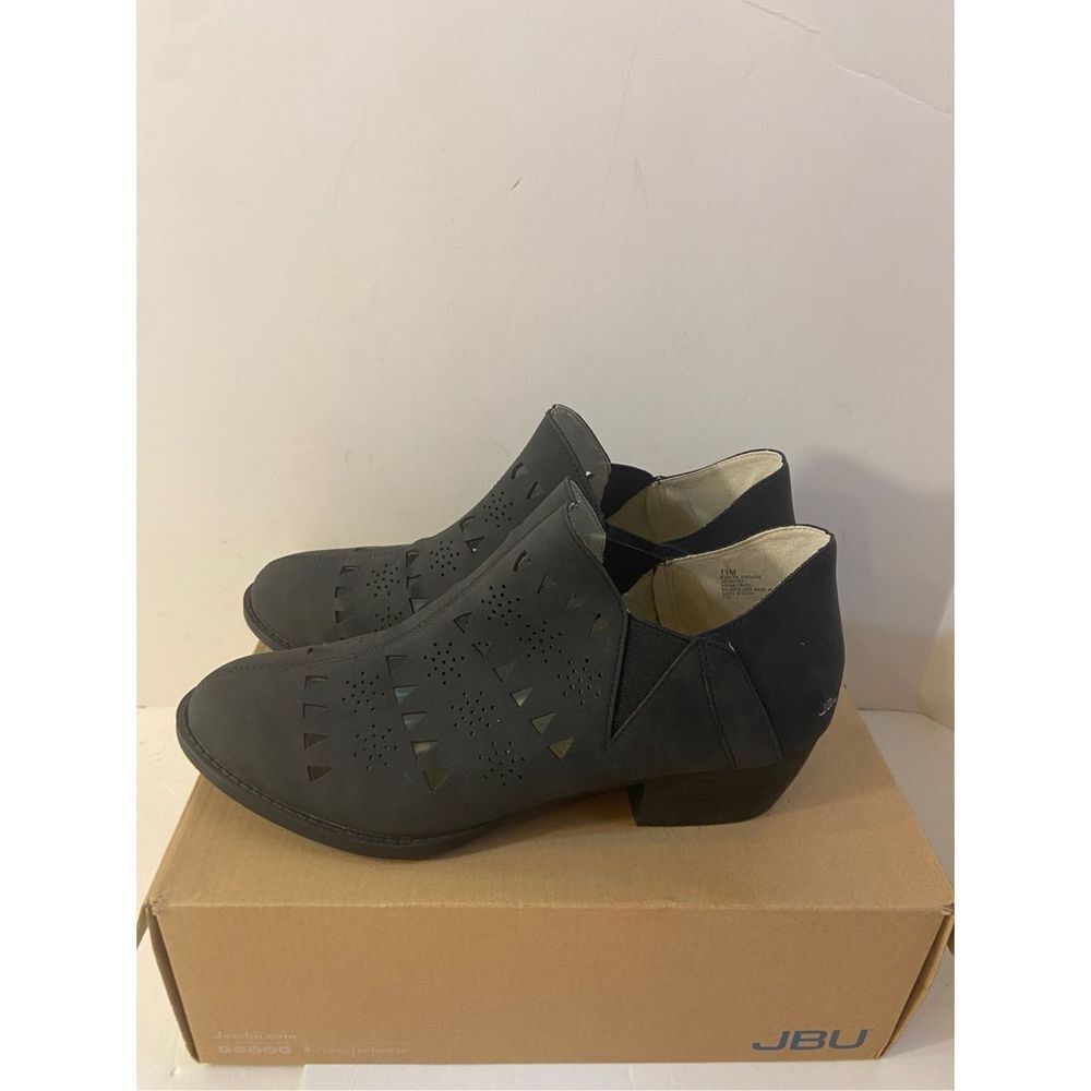JBU Jambu black ankle‎ boots size 11 Evelyn Encore in box